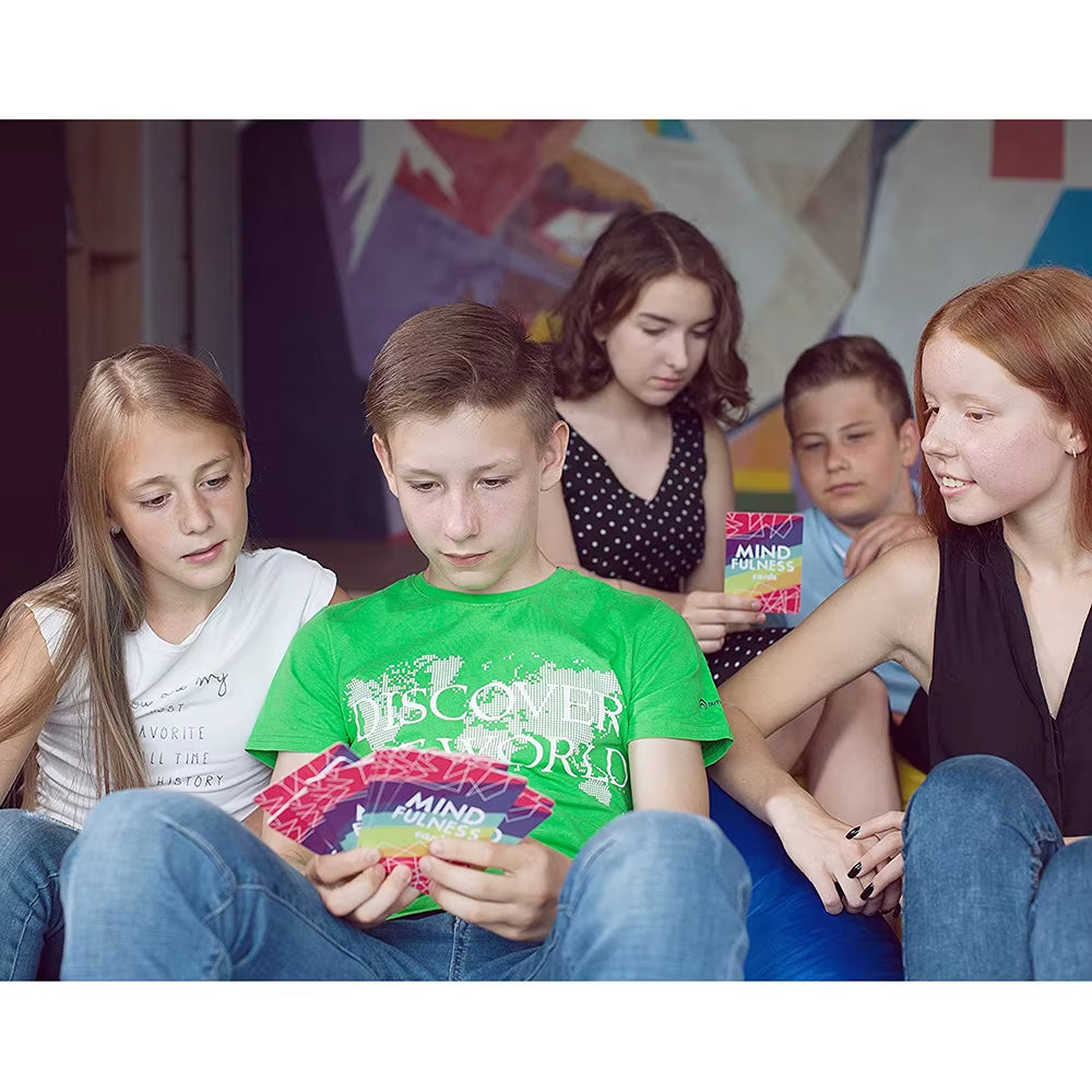 Mindfulness Therapy Games the Mindfulness Game Social Skills Kids Teens and Adults 40 Cards for Play Card Game Board Game