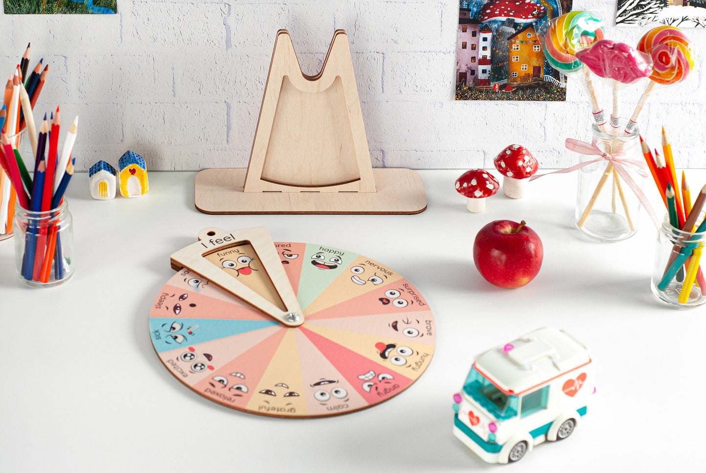 Gifts for Kids, Emotional Wheel, Feelings Wheel, Emotion Chart, Feelings Chart Emotional Regulation Emotion Wheel Classroom Decor Kids Toy