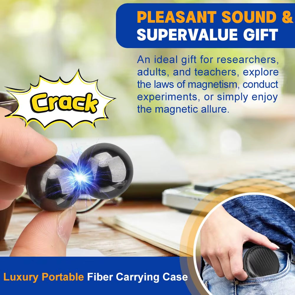 Fidgeting Toys Magnetic Ball for Adults ,Sensory Game Desk Gadgets ADHD Anti-Stress Fidgets Magnet Toys for Anxiety Autism Gift