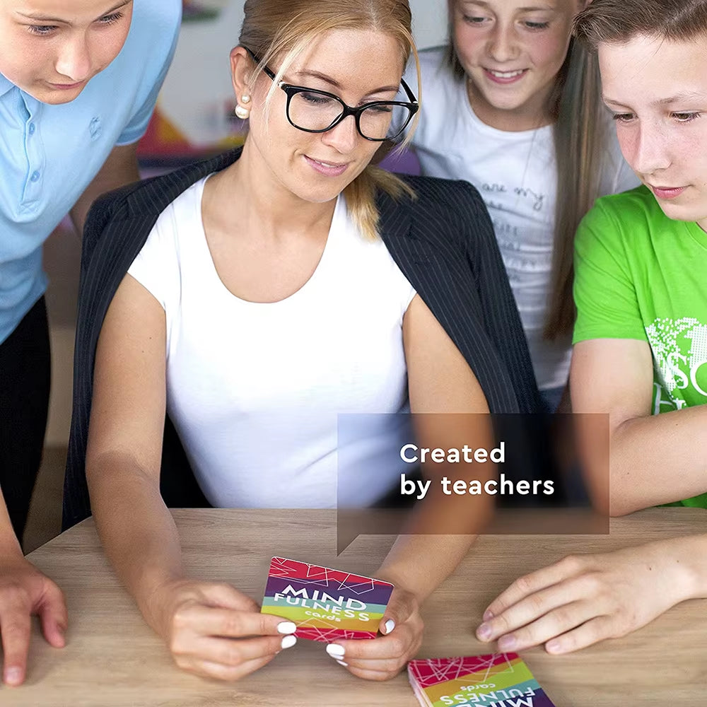 Mindfulness Therapy Games the Mindfulness Game Social Skills Kids Teens and Adults 40 Cards for Play Card Game Board Game