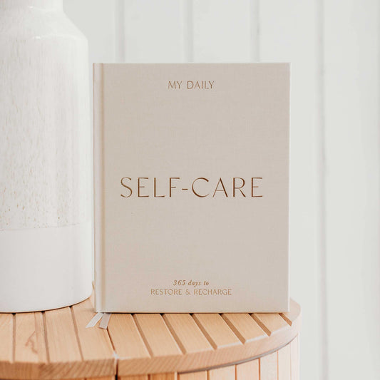 Almond Self-Care Journal – Daily Wellness, Gratitude & Sticker Sheets