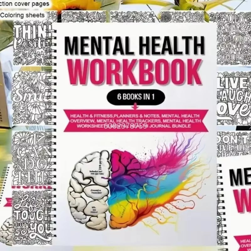 Mental Wellness Journal Planning Book Cashbook Notebook