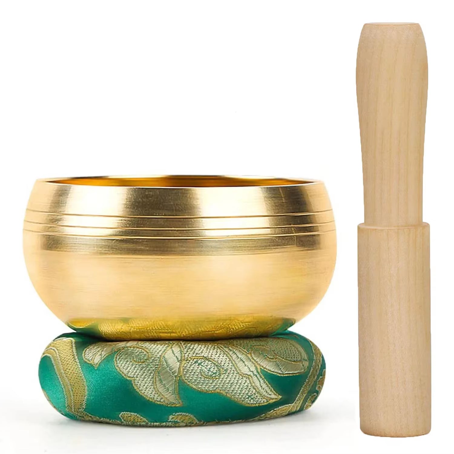 Tibetan Bowl Set with Mallet and Cushion Singing Bowls for Meditation Yoga Chanting Sound Healing Hand Beaten in Nepal