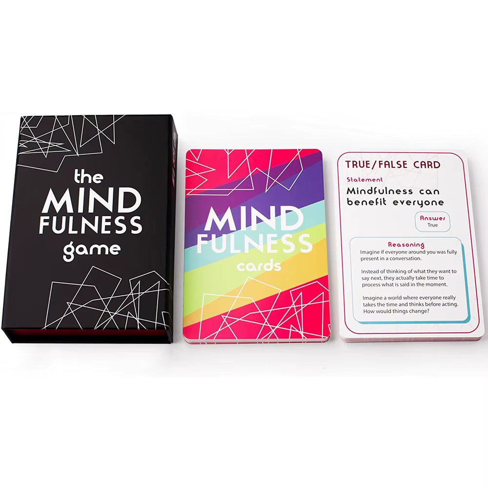 Mindfulness Therapy Games the Mindfulness Game Social Skills Kids Teens and Adults 40 Cards for Play Card Game Board Game