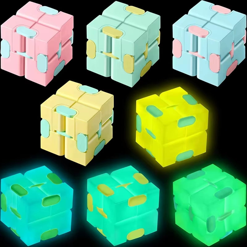 Infinity Magic Cube Children Adult Autism anti Stress Relief Funny Hand Game Four Corner Maze Fidgets Decompression Toys