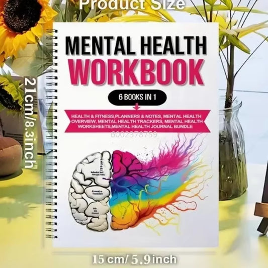 Mental Wellness Journal Planning Book Cashbook Notebook