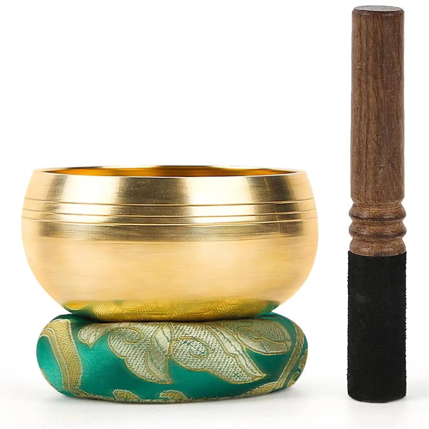 Tibetan Bowl Set with Mallet and Cushion Singing Bowls for Meditation Yoga Chanting Sound Healing Hand Beaten in Nepal