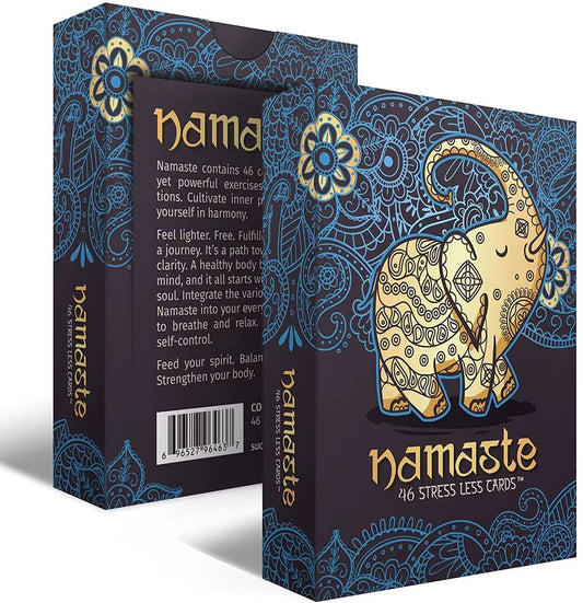 Namaste Cards Meditation Self Care Gifts Women Stress Relief Cards Game Meditation Relaxation Natural Anxiety Relief Items