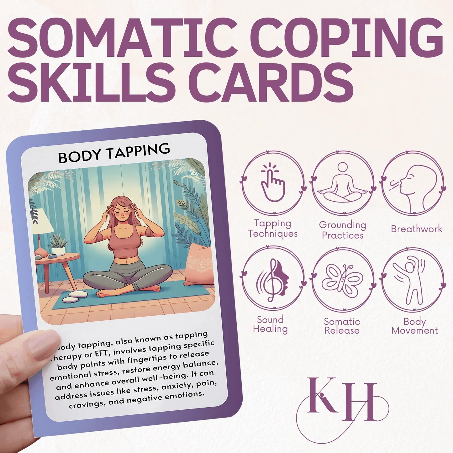 Somatic Therapy Coping Skill Cards