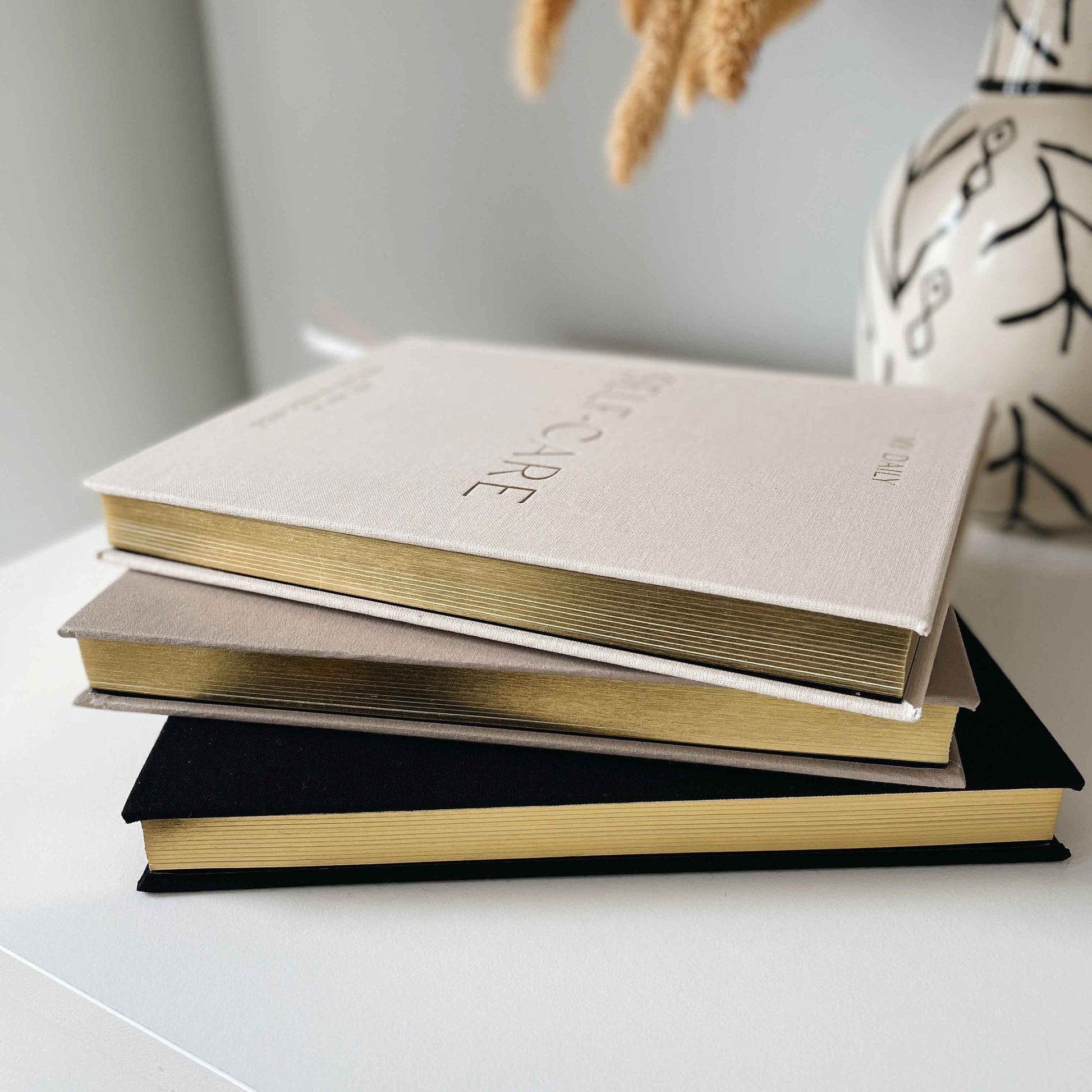 Almond Self-Care Journal – Daily Wellness, Gratitude & Sticker Sheets