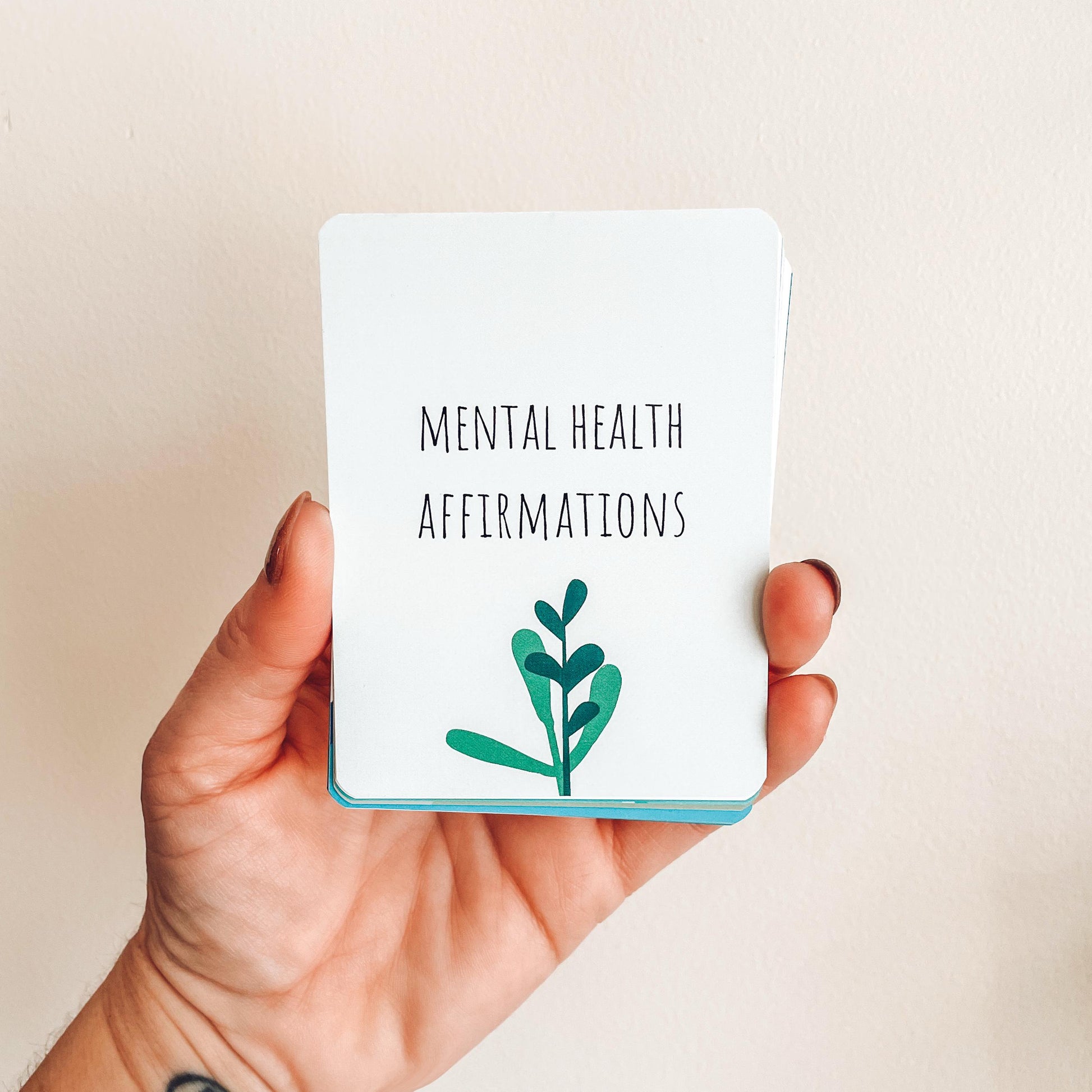 Mental Health Affirmation Cards: Mindfulness Gift Set for Stress Relief, Meditation & Positive Thinking