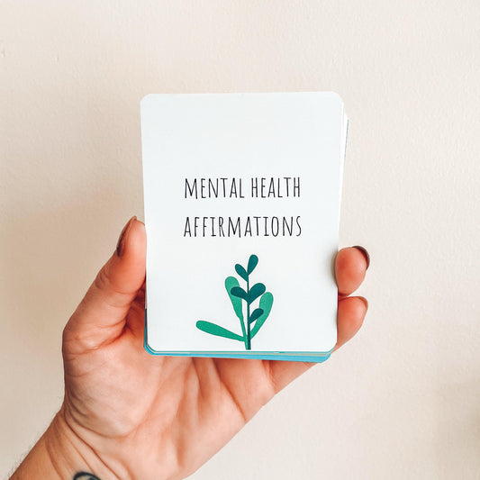 Mental Health Affirmation Cards: Mindfulness Gift Set for Stress Relief, Meditation & Positive Thinking
