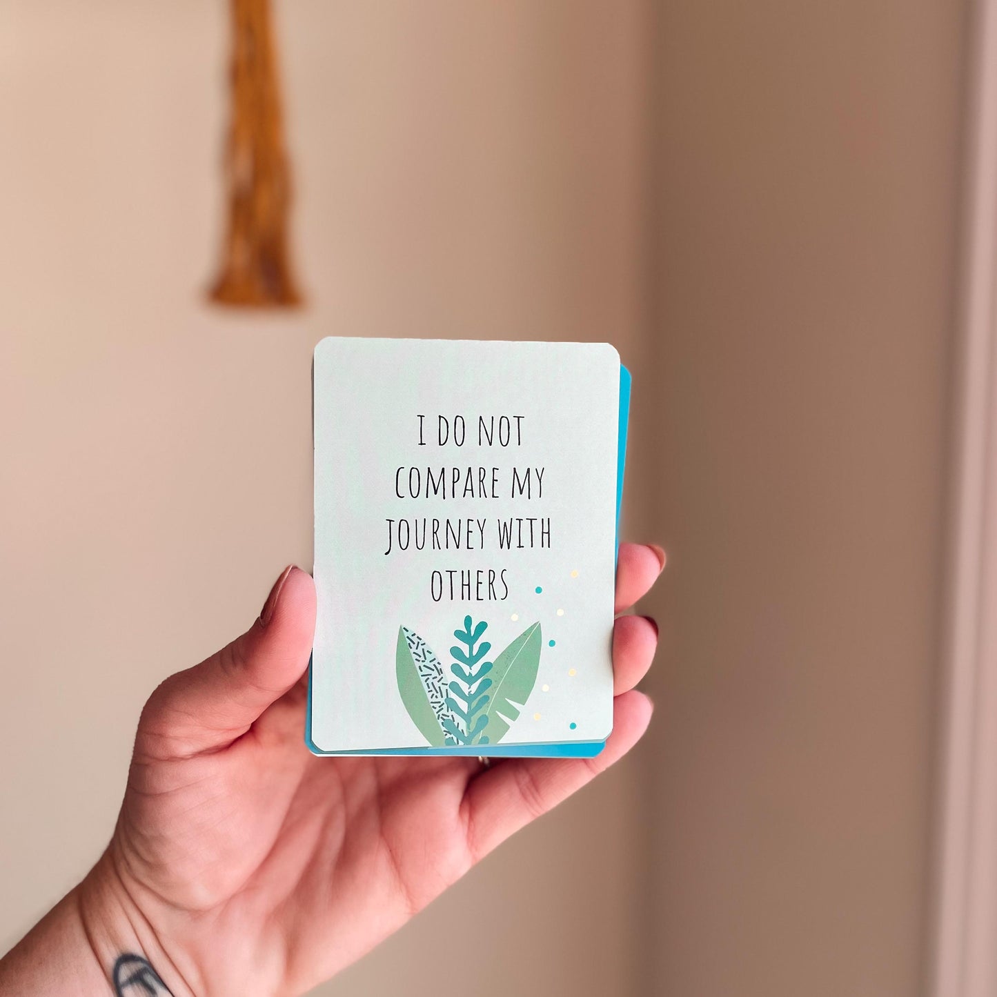 Mental Health Affirmation Cards: Mindfulness Gift Set for Stress Relief, Meditation & Positive Thinking